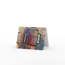African Drum Greeting Card