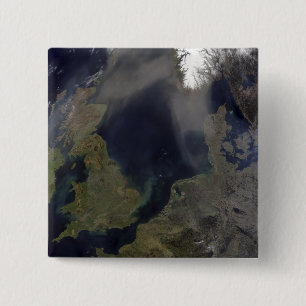 African dust blowing over Scotland 2 Inch Square Button