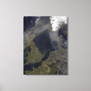 African dust blowing over Scotland Canvas Print