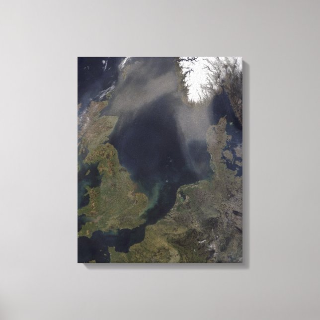 African dust blowing over Scotland Canvas Print (Front)