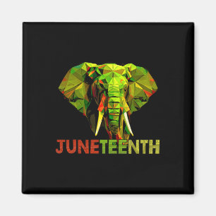 African Elephant Art Freedom Black History Magnet