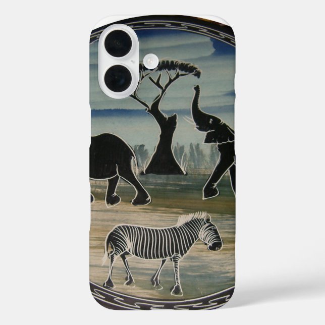 African Elephant Art Print Case-Mate iPhone Case (Back)