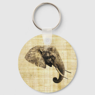 African elephant keychain