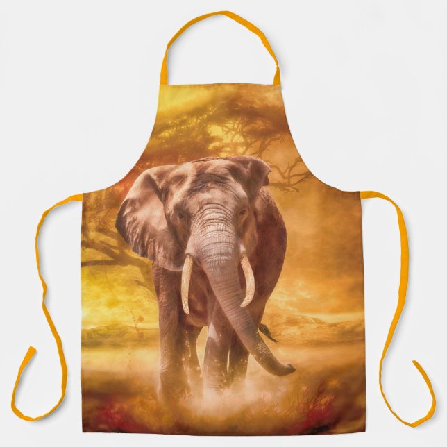 African Elephant Nobility Apron (Front)