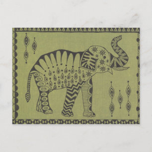 African Elephant Postcard