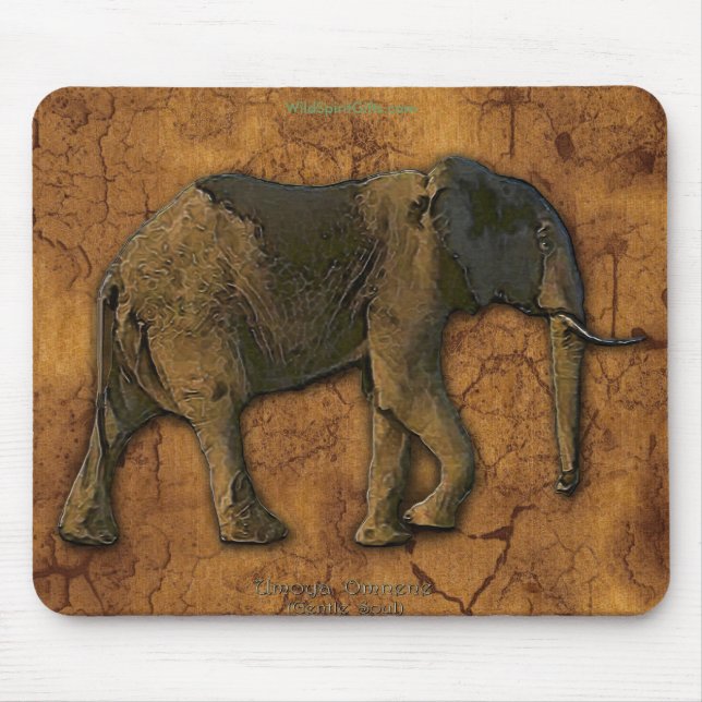African Elephant Series Mouse Pad (Front)