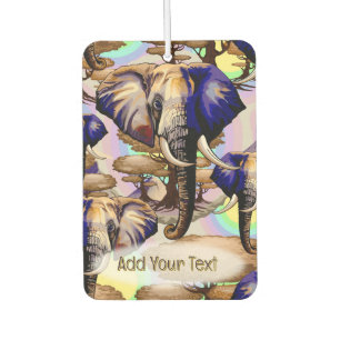 African Elephant Surreal Portrait Air Freshener