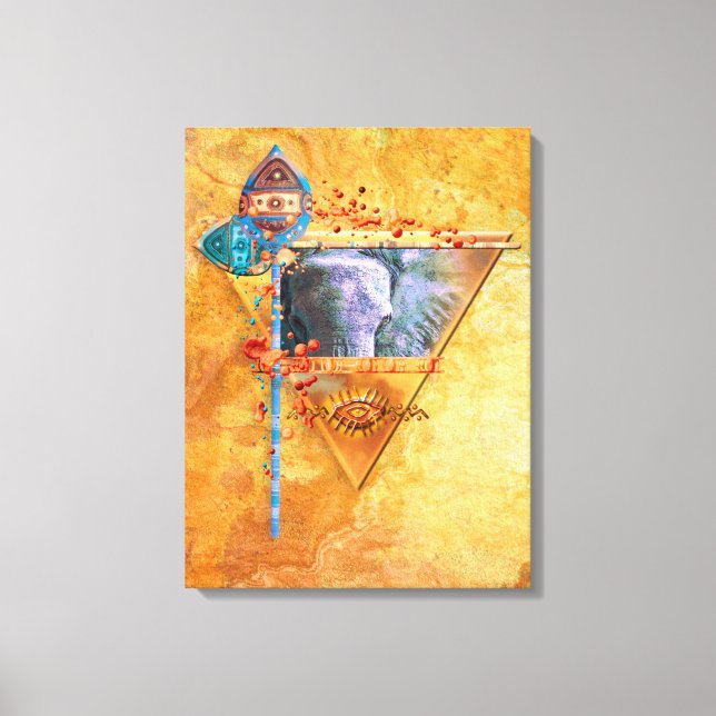 African Elephant “THE MIGHTY TRIBE" Canvas Print (Front)