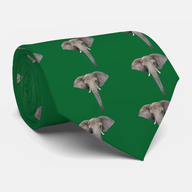 African elephant tie (Rolled)