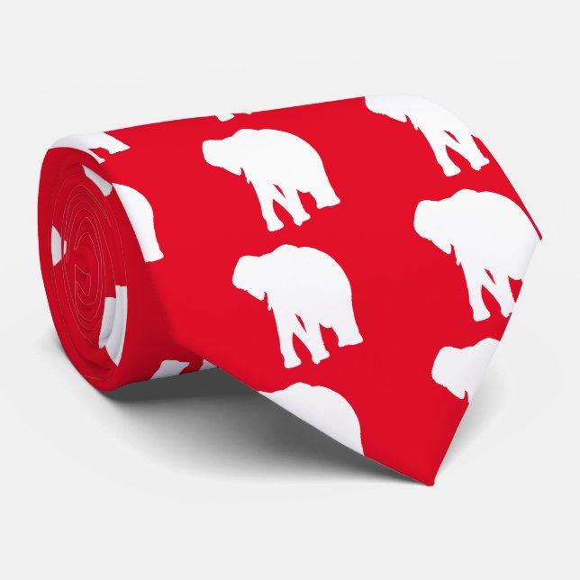 African elephant tie (Rolled)