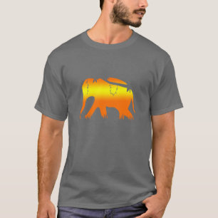 African Elephant Walking at Dawn T-Shirt
