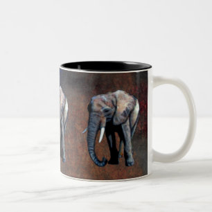 African Elephant Wildlife-supporter Drinking Mug
