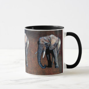 African Elephant Wildlife-supporter Drinking Mug