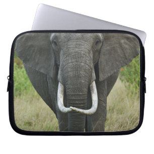 African Elephantna loxodonta, Masai Mara Game Laptop Sleeve