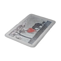 African Elephants Bath Mat