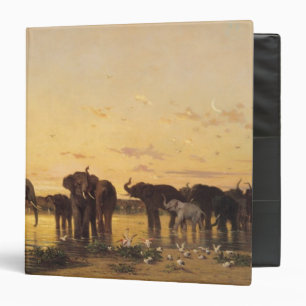 African Elephants Binder