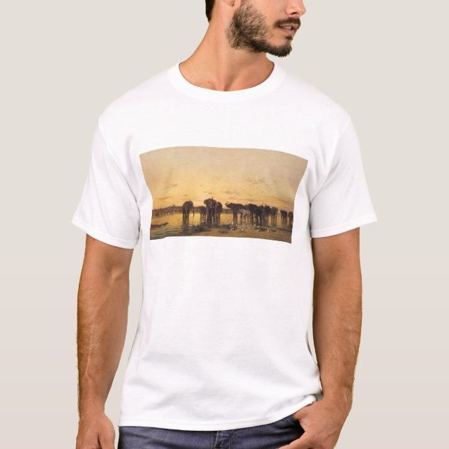 African Elephants T-Shirt (Front)