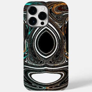 African Ethnic Doodle Zebra textured Art Print Case-Mate iPhone 14 Pro Max Case