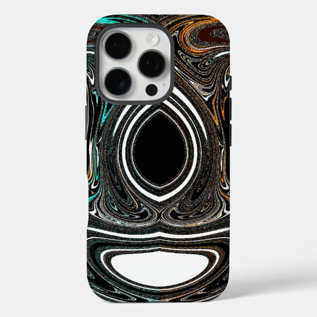 African Ethnic Doodle Zebra textured Art Print Case-Mate iPhone Case (Back)
