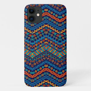 African ethnic pattern funky colors iPhone 11 case