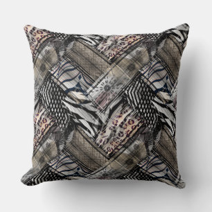 African, ethnic . throw pillow