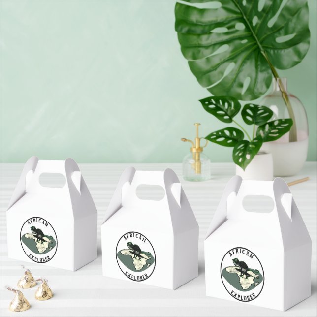 African Explorer     Favor Box (Multiple)