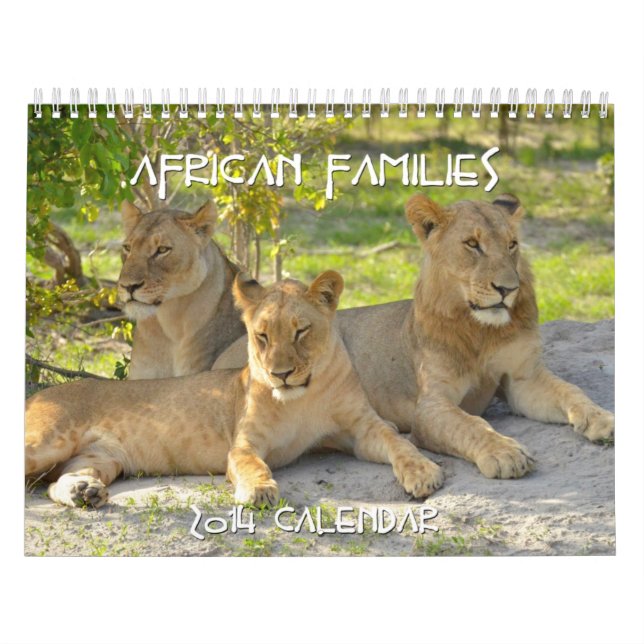 African Families 2014 Custom Calendar (Cover)