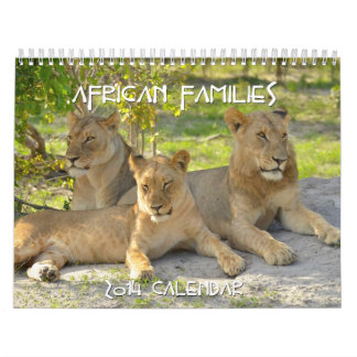 African Families 2014 Custom Calendar