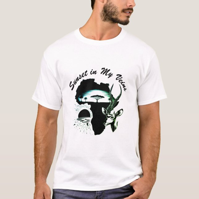 African Fans Men's T-Shirt (Front)