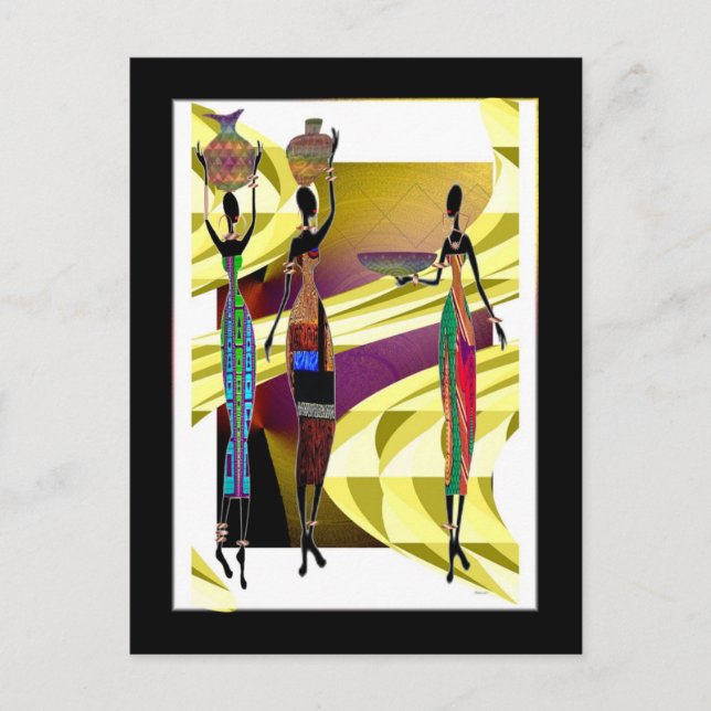 African Feast Postcard (Front)