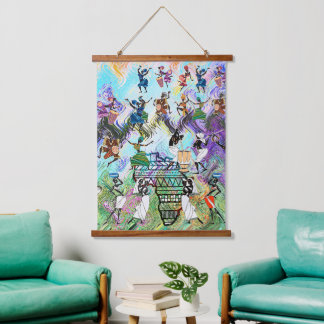 African Feast: Rhythms of Africa  Hanging Tapestry