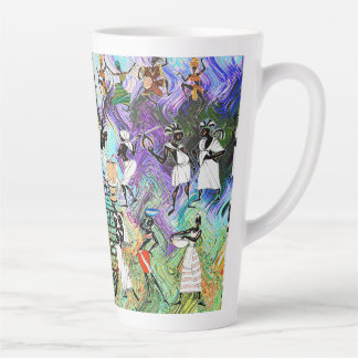 African Feast: Rhythms of Africa Latte Mug