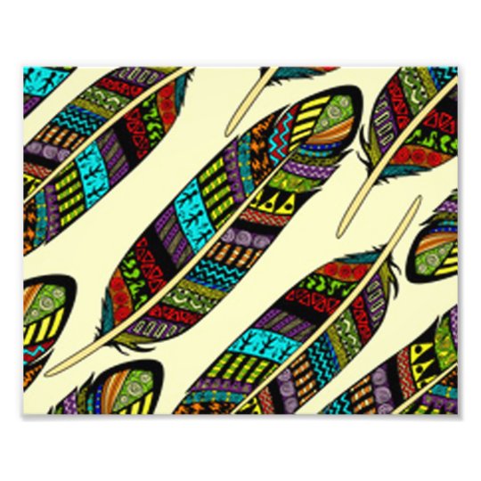 African Feathers Photo Print