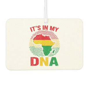 African Fingerprint Black History Air Freshener