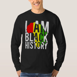 African Flag I Am Black History Black Men Women Pr T-Shirt
