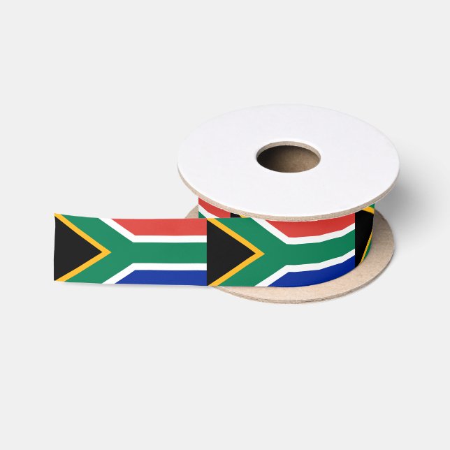 African Flag & South African travel, holiday/sport Satin Ribbon (Spool)