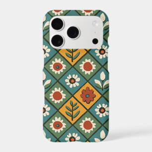 African Floral Tile Art