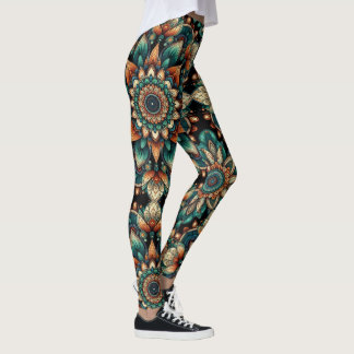 African Flower Pattern Pants - Bold and Vibrant