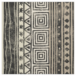 African Geometric Pattern Fabric