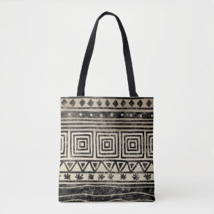 African Geometric Pattern Tote Bag