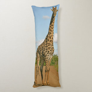African giraffe body pillow