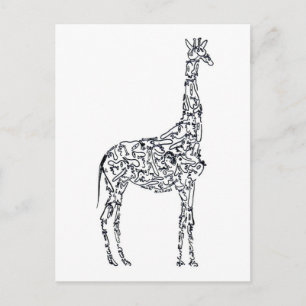 AFRICAN GIRAFFE by NICHOLAS Postcard