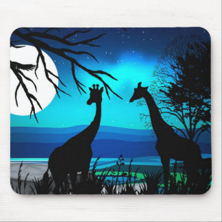 African Giraffes Mouse Pad