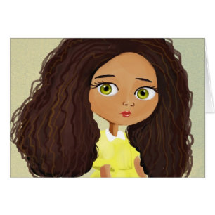 African girl Card