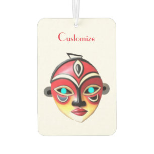 African Girl Face Mask Thunder_Cove  Air Freshener