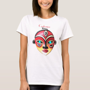 African Girl Face Mask Thunder_Cove  T-Shirt