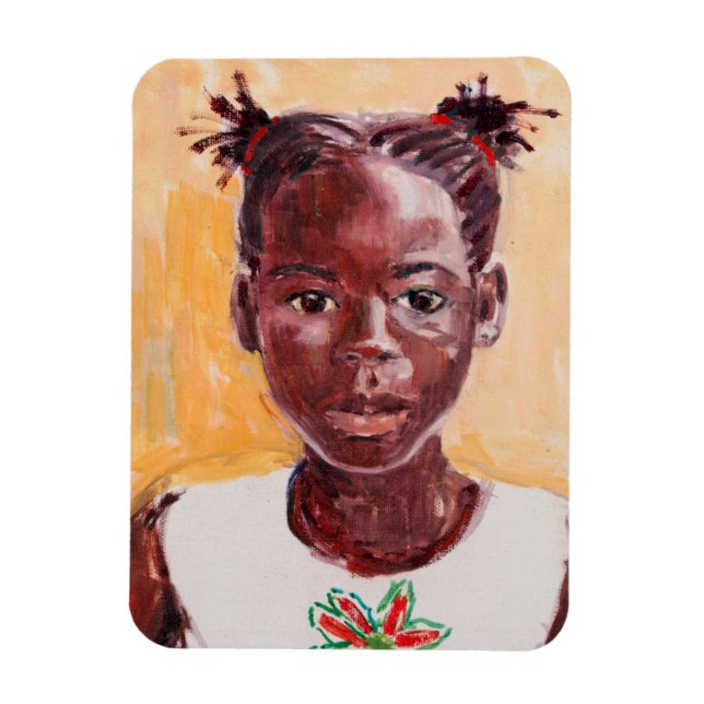 African Girl Magnet (Vertical)