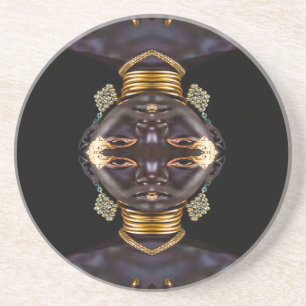 African Goddess Coaster