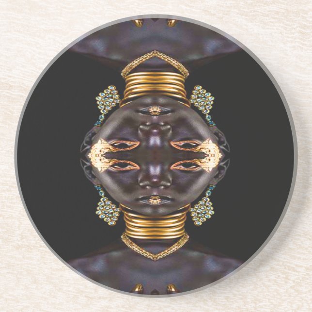African Goddess Coaster (Front)