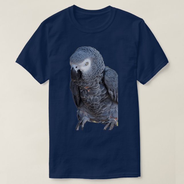African Gray Parrot 3 T-Shirt (Design Front)